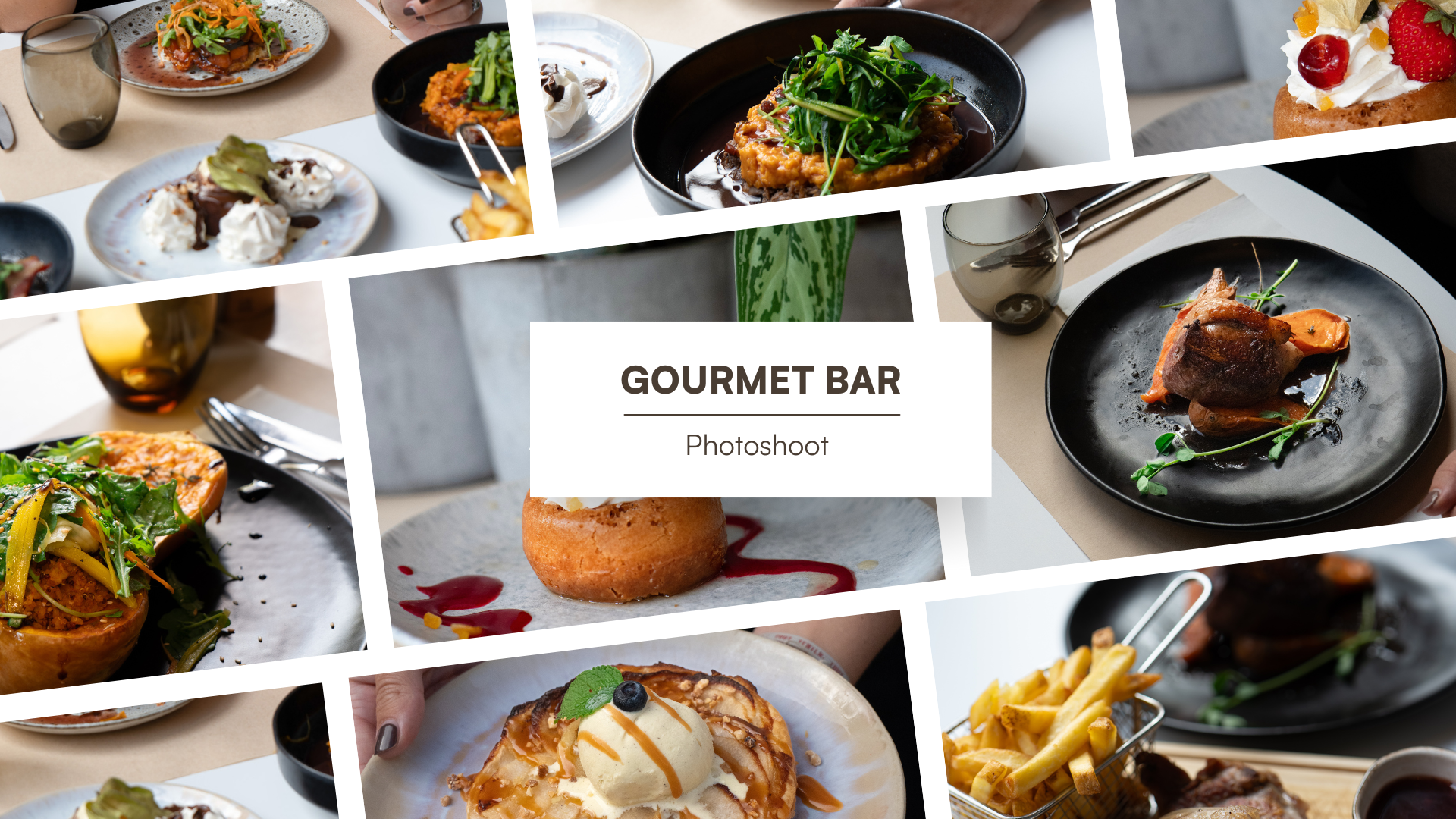 Gourmet bar<br />
Photoshoot